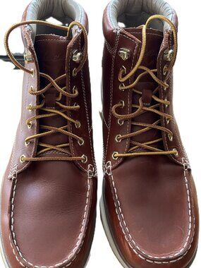 Men's Work Boots Size 12 Eddie Bauer Cloudline Waterproof Used Scuffs (See Pics)